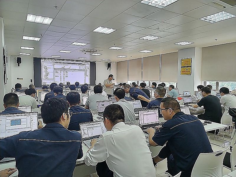 赣州市崇义章源钨业S7-1200/1500 PLC企业内训现场